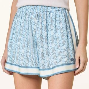 NWT Lacoste Geometric Monogram Print Shorts